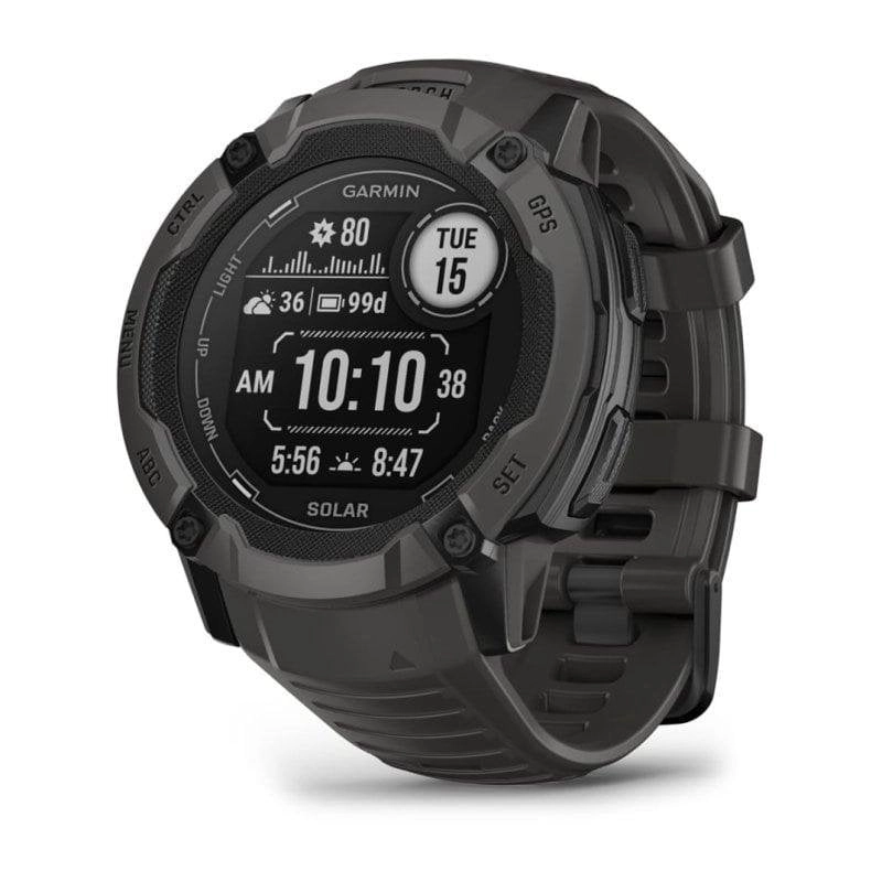 Garmin Instinct 2X Solar GPS NFC Bluetooth 50mm MIP Graphite Unisex 10ATM SpO2 Pulsmonitor