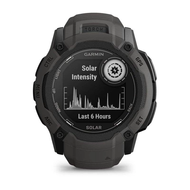 Garmin Instinct 2X Solar GPS NFC Bluetooth 50mm MIP Graphite Unisex 10ATM SpO2 Pulsmonitor