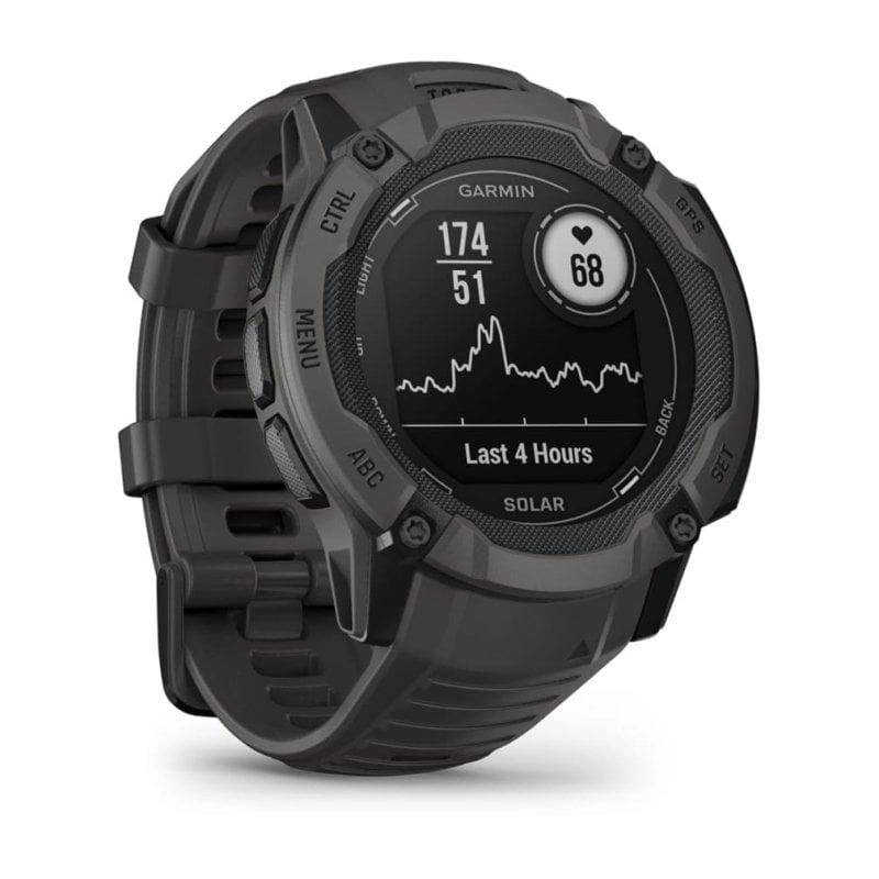 Garmin Instinct 2X Solar GPS NFC Bluetooth 50mm MIP Graphite Unisex 10ATM SpO2 Pulsmonitor