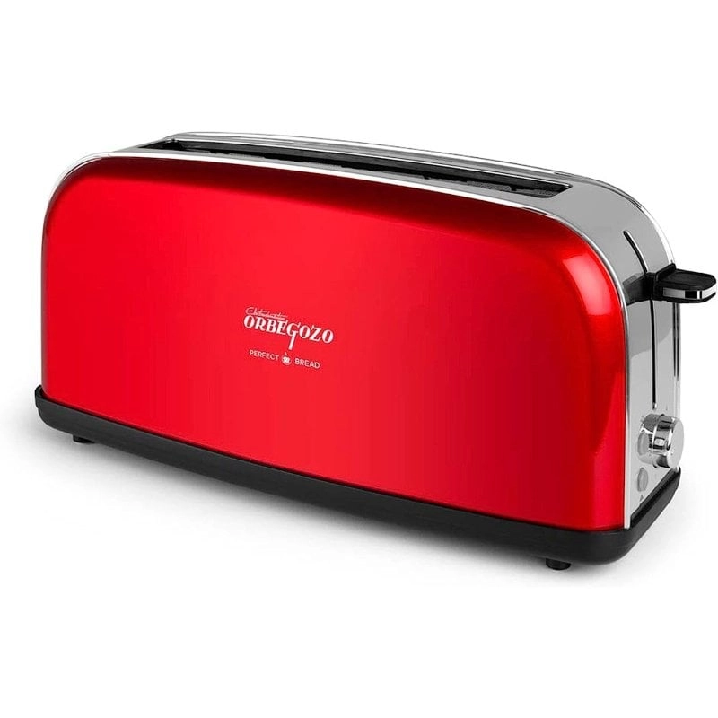 Orbegozo TOV 6200 Vintage-Toaster, 850 W, Rot