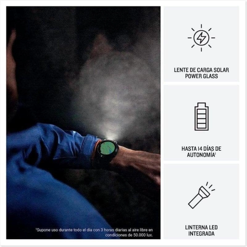 Garmin Fēnix 7S Pro GPS NFC Bluetooth 42mm MIP Silber Grafit M 10ATM SpO2 Puls Schlaf Blutdruck