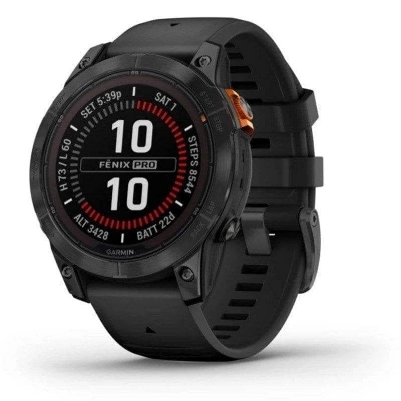 Garmin fēnix 7 Pro Solar Edition Bluetooth GPS NFC 47mm MIP Schwarz 22 Tage Wasserdicht 10ATM