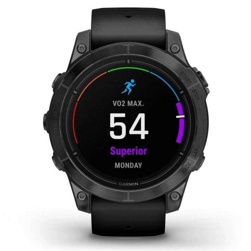 Garmin epix Pro Gen 2 GPS Bluetooth WiFi 47mm AMOLED Grau Schwarz Wasserdicht 10ATM SpO2