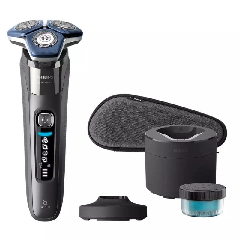 Philips SHAVER Series 7000 S7887/55 Herrenrasierapparat Rotationstrasierer Trimmer Chrom