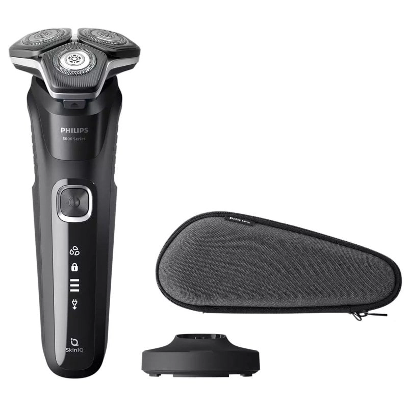 Philips SHAVER Series 5000 S5898/35 Herrenrasierapparat Rotationstrasierer Trimmer Schwarz