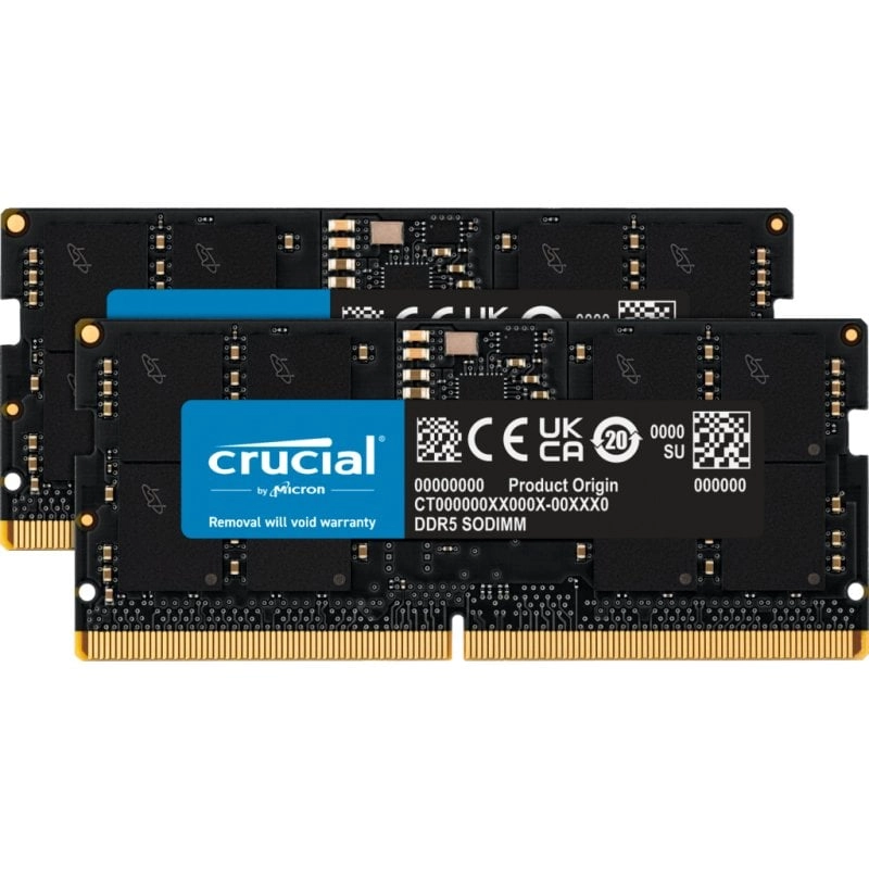 Crucial CT2K16G48C40S5 DDR5 SO-DIMM 4800 MHz 32 GB 2 x 16 GB CL40