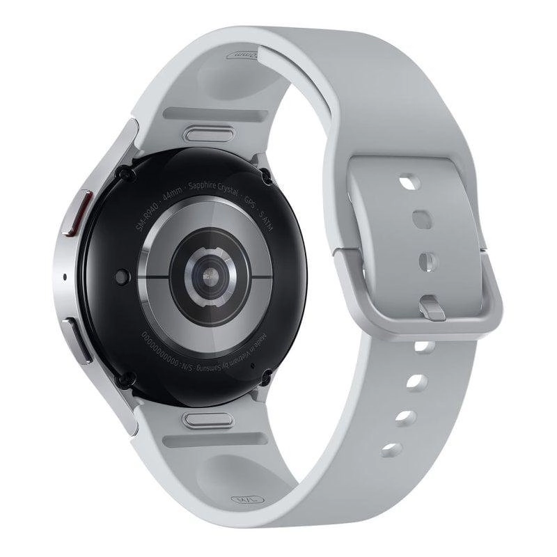 Samsung Galaxy Watch6 LTE GPS 44mm AMOLED Silber Wasserdicht 5ATM+IP68 SpO2 Pulsmesser