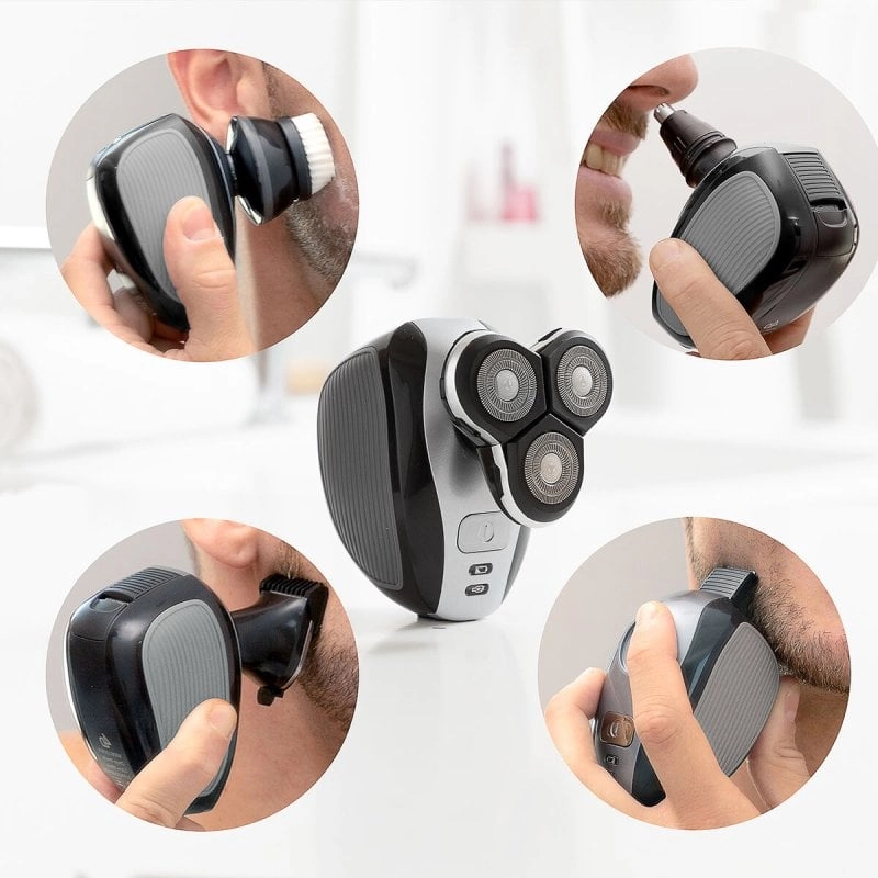 InnovaGoods Shavestyler 5-in-1 Wiederaufladbarer ergonomischer Multifunktionsrasierer