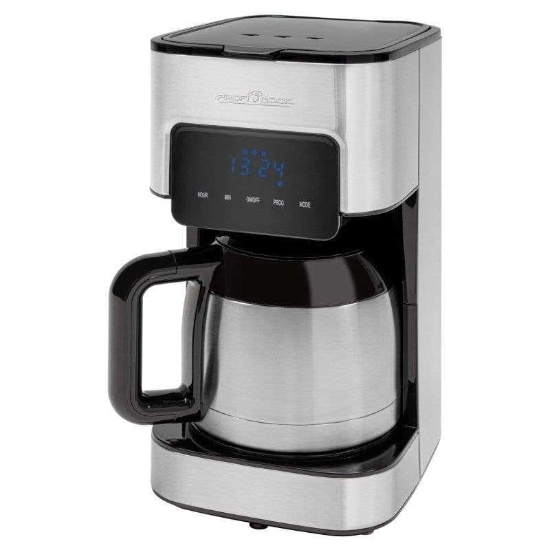 Kaffeemaschine Filter ProfiCook KA 1191 1,2L 900W Thermokanne Touch Timer