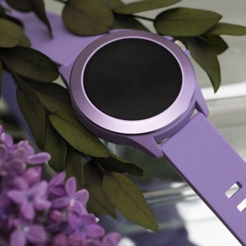 Forever Colorum CW-300 Bluetooth 43mm IPS Lavendel S/M IP68 Pulsmesser Schlafmonitor