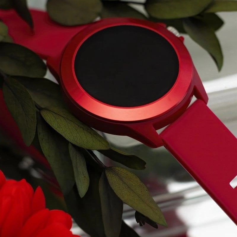 Forever Colorum CW-300 Bluetooth 43mm IPS Magenta S/M IP68 Herzfrequenz Schlafüberwachung