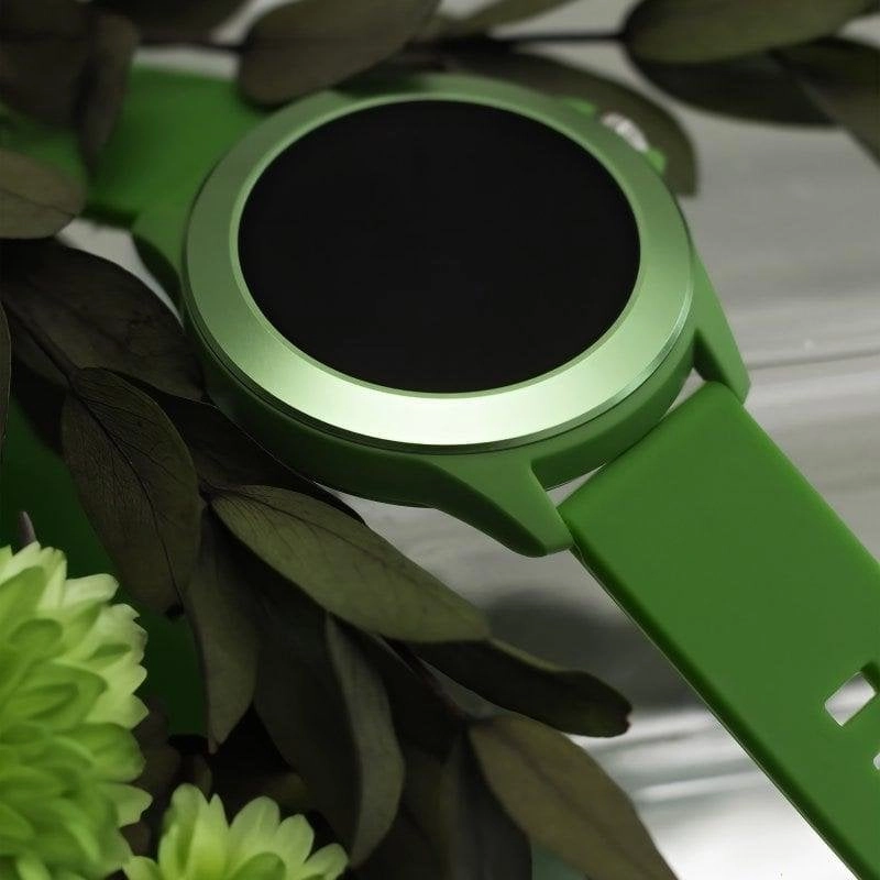 Forever Colorum CW-300 Bluetooth 43mm IPS Grün IP68 Pulsuhr Schlafmonitor