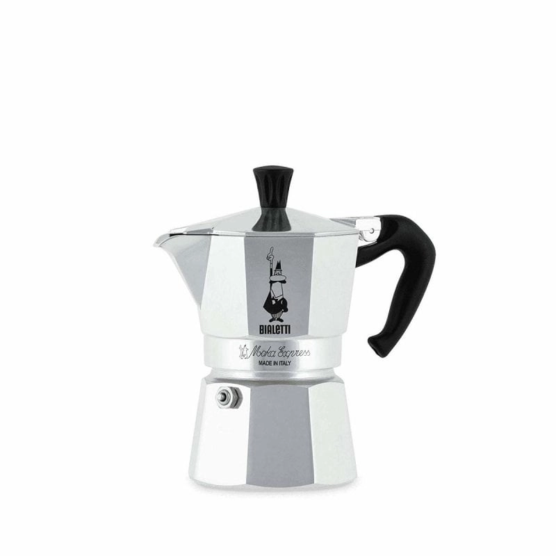 Bialetti Moka Express Italienische Kaffeemaschine 3 Tassen Aluminium