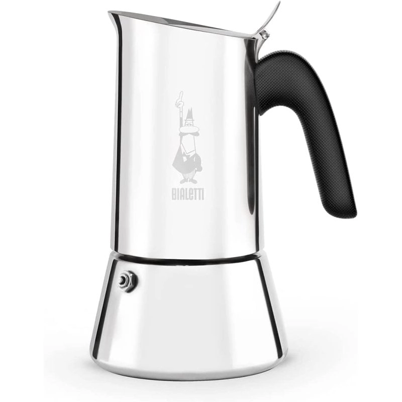 Bialetti Venus Italienische Kaffeemaschine 4 Tassen Silber
