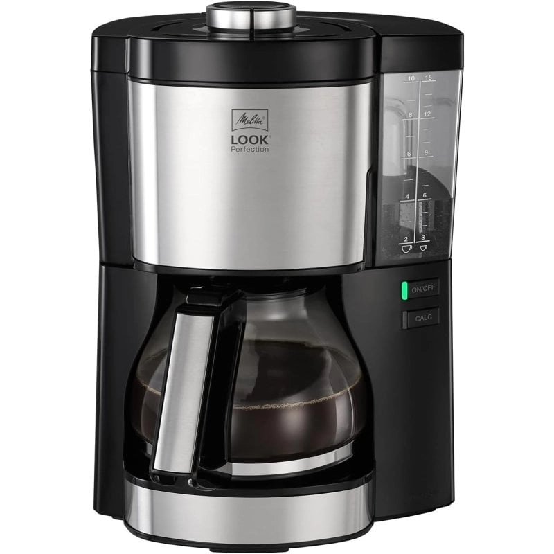Melitta Look V Perfection 1028-06 Filterkaffeemaschine für 15 Tassen, schwarz
