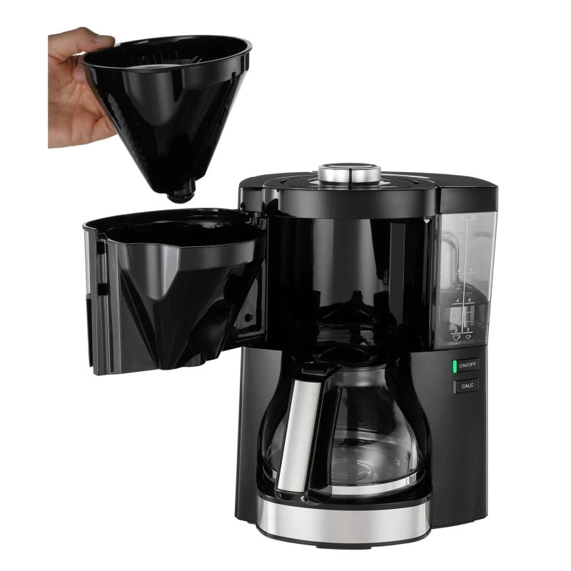 Melitta Look V Perfection 1028-06 Filterkaffeemaschine für 15 Tassen, schwarz
