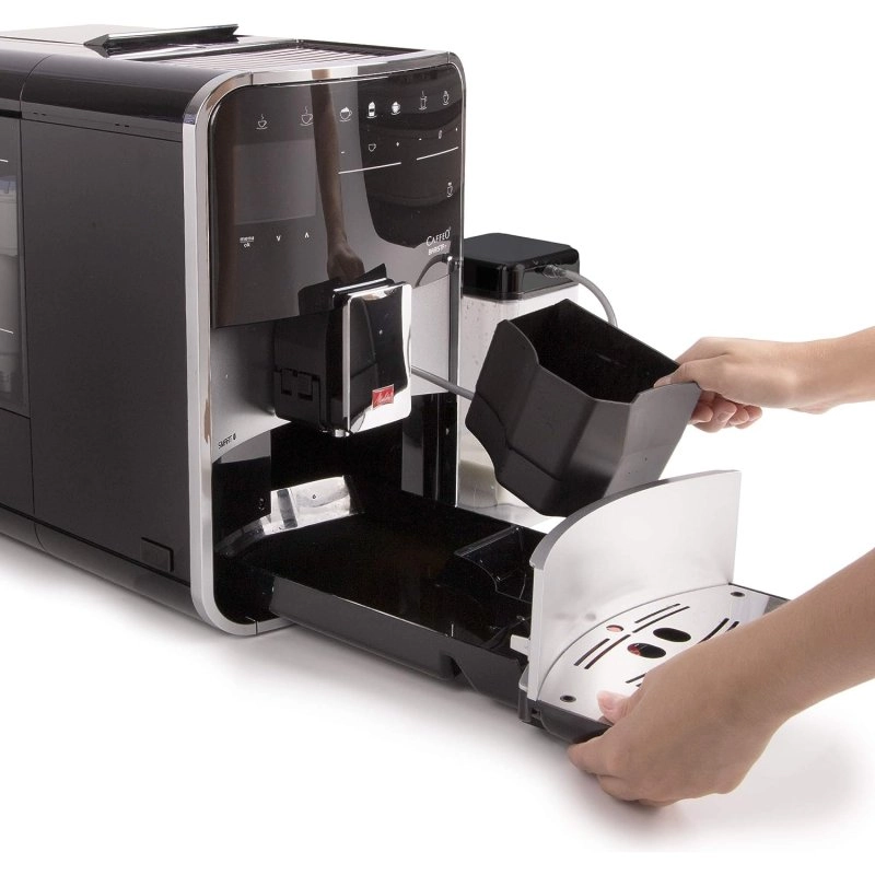 Melitta Barista Smart T F831-101 Automatische Espressomaschine, 18 Riegel, Silber