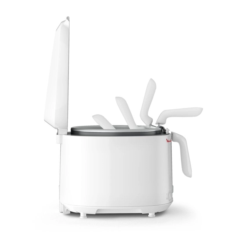 Moulinex Uno AF203 Ölfritteuse, 1,8 l, 1600 W, weiß