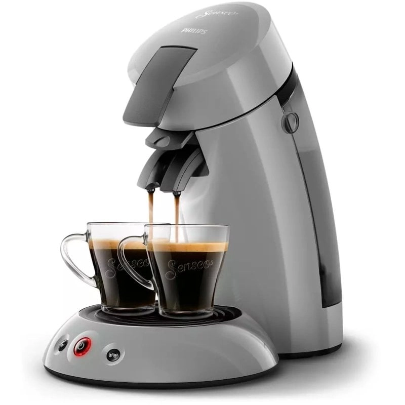 Senseo Original HD6553/71 Automatische Kapsel-Kaffeemaschine, 1 Bar, Grau