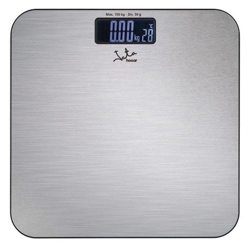 Badezimmerwaage Jata 496N 150 kg Edelstahl LCD