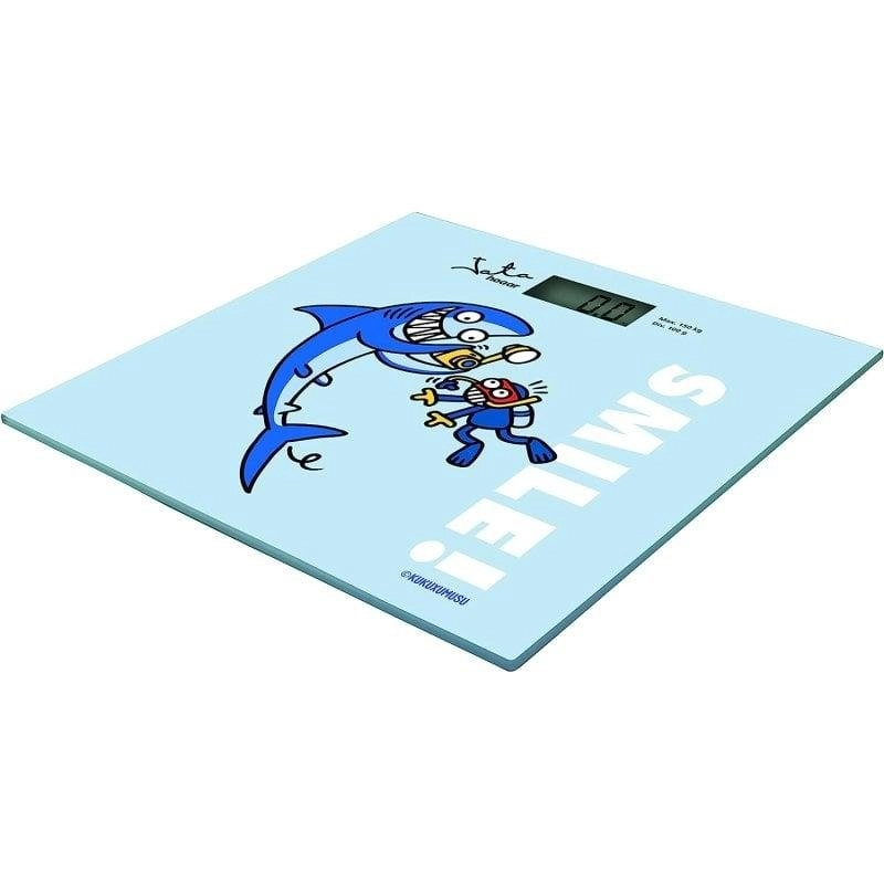 Jata 295K Digitale Personenwaage 150 kg Blau Kukuxumusu Design