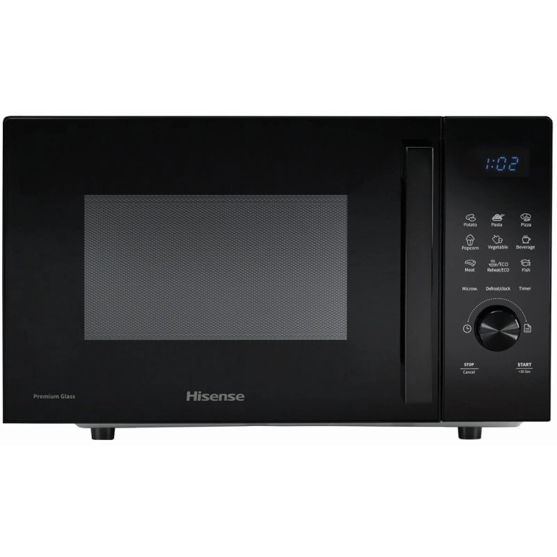 Hisense H23MOBSD1H Mikrowelle, 23 l, 800 W, Schwarz