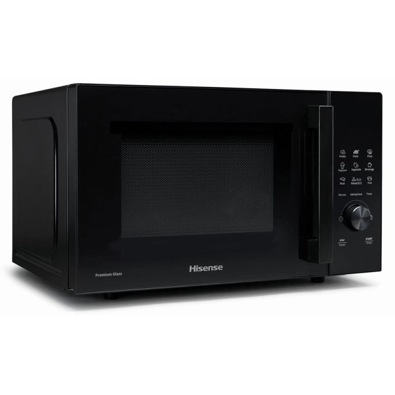Hisense H23MOBSD1H Mikrowelle, 23 l, 800 W, Schwarz