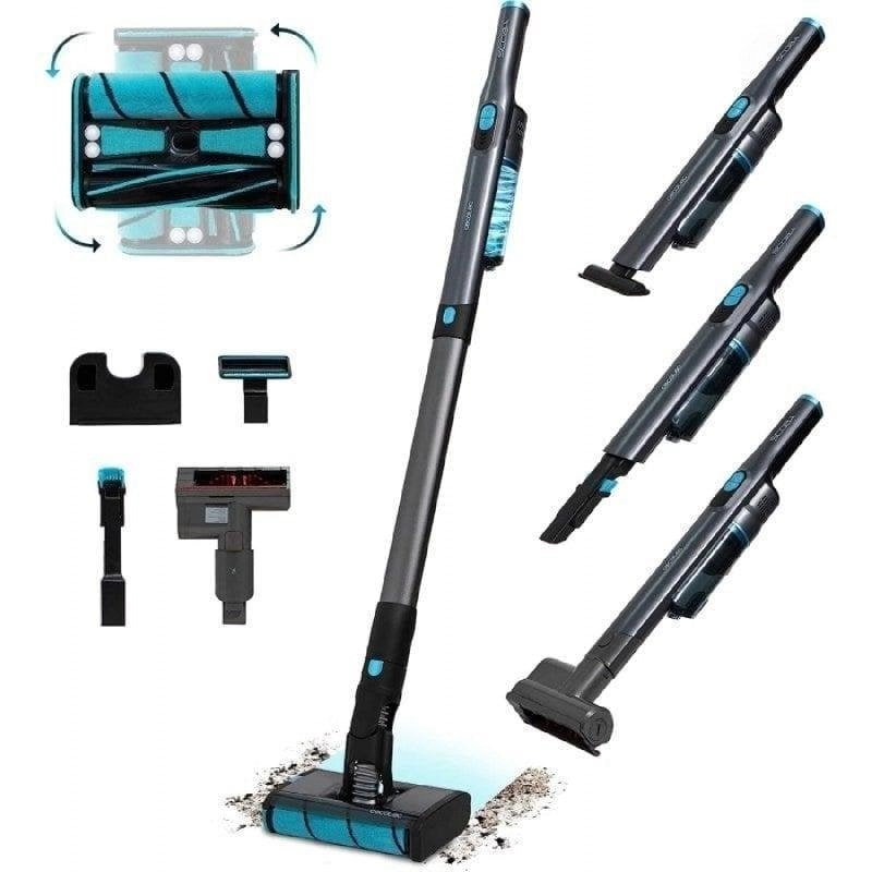Akku Staubsauger Cecotec Scoba 2100 Twice Max 210W 45 Minuten Ultra-Leicht Doppelbürste