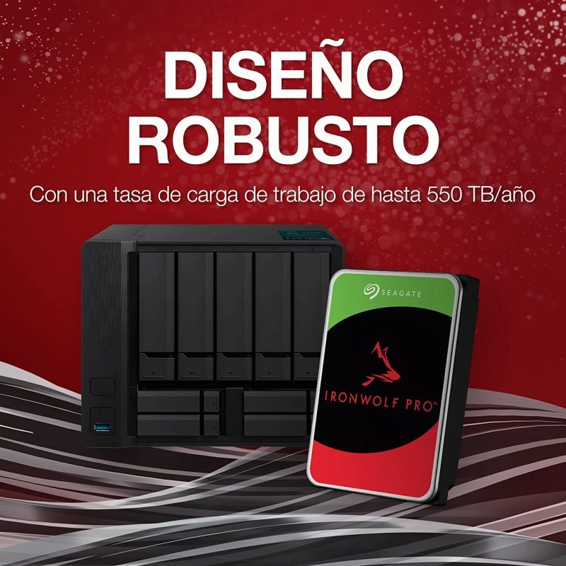 Seagate IronWolf Pro ST12000NT001 Interne Festplatte 12 TB 7200 RPM 256 MB 3.5" Serial ATA III