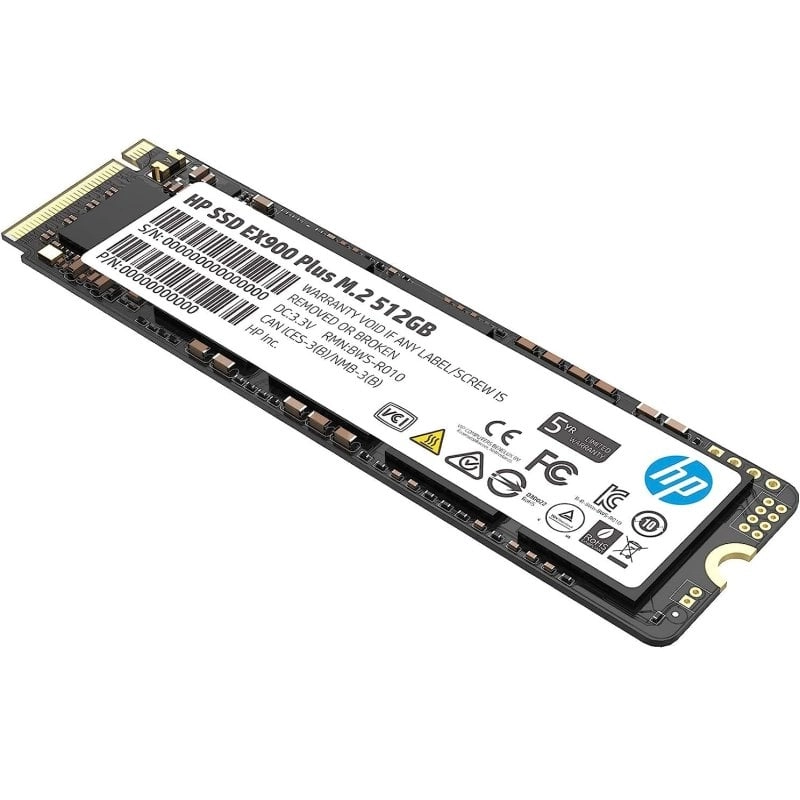 HP EX900 Plus 500 GB SSD M.2 PCIe Gen 3x4 NVMe