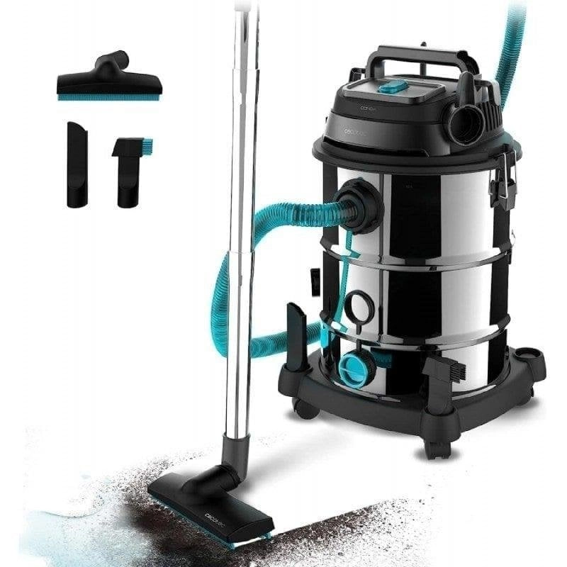 Industriestaubsauger Cecotec Conga RockStar Wet & Dry Steel Pro 1600W 30L HEPA Metallbehälter