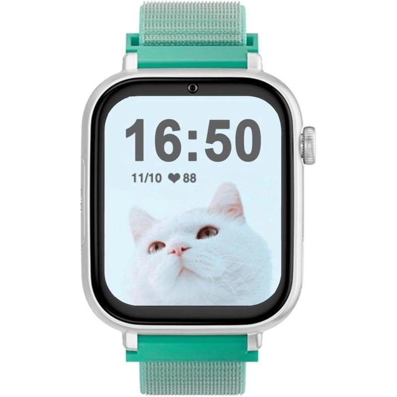 SaveFamily Savewatch Plus 4G GPS 1.85" FullHD Grün IP67 Android Kinder-Smartwatch SOS