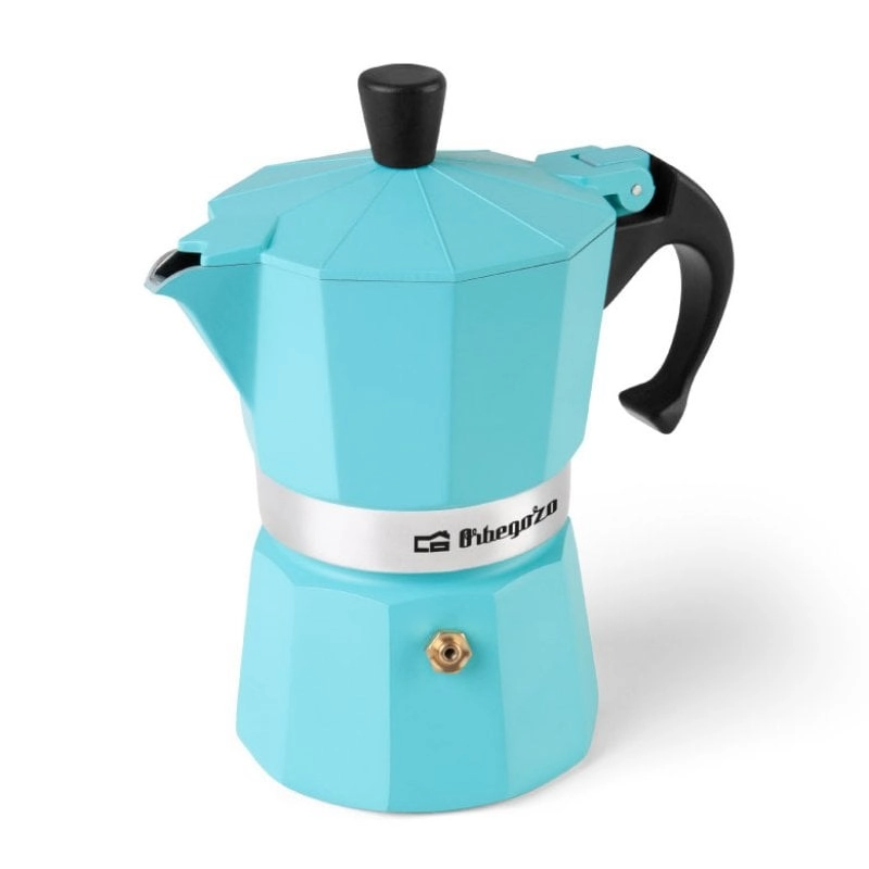 Orbegozo KFV 345 Italienische Kaffeemaschine, 3 Tassen, Minze