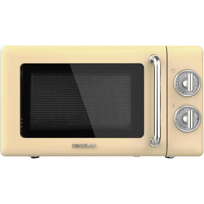 Mikrowelle Cecotec ProClean 3010 Retro 20 L 700 W Gelb Auftau- und Erwärmungsfunktion