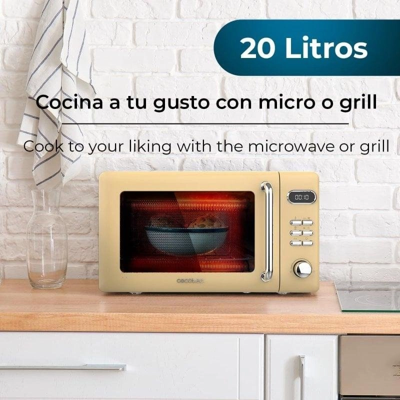 Mikrowelle Cecotec 01713 20L 700W mit Grill und 8 Programmen