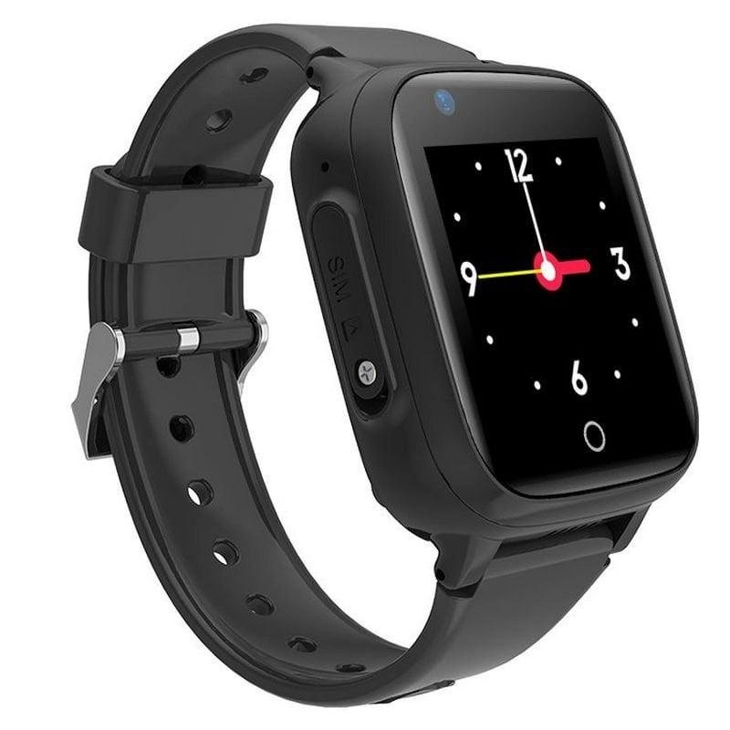 Leotec Kids Allo Plus 4G GPS 1.4" IPS Schwarz Einheitsgröße Kinder SOS Schlafüberwachung