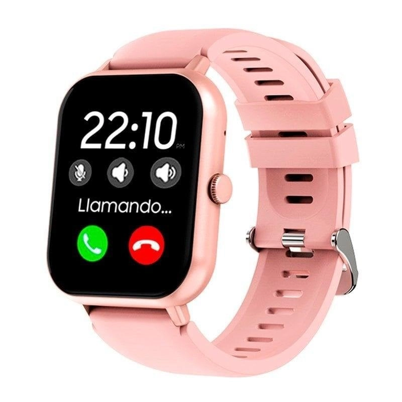 Cool Forest Bluetooth 42mm 1.83" Digital Pink IP67 SpO2 Pulsmesser Schlafmonitor Blutdruck