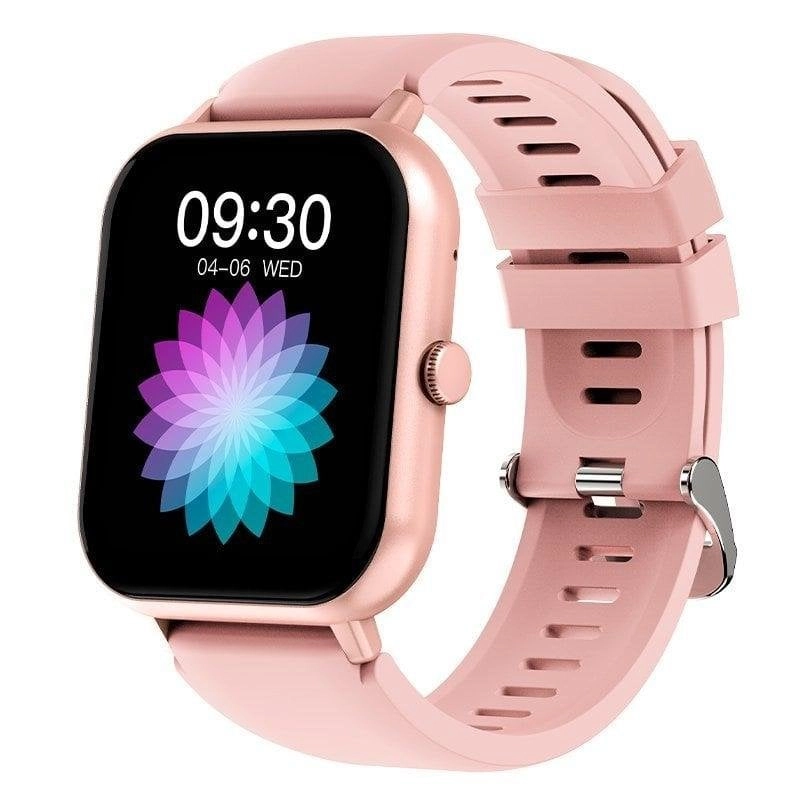 Cool Forest Bluetooth 42mm 1.83" Digital Pink IP67 SpO2 Pulsmesser Schlafmonitor Blutdruck