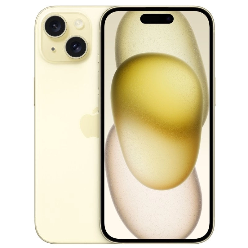 Apple iPhone 15 15,5 cm (6.1") Dual-SIM iOS 17 5G USB Typ-C 128 GB Gelb