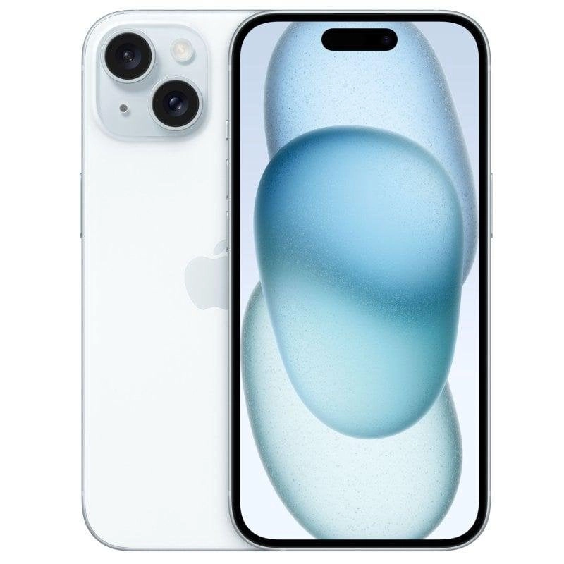 Apple iPhone 15 6GB 256GB 6.1" OLED 5G Dual SIM Kamera 48MP FaceID USB-C iOS 17 Blau