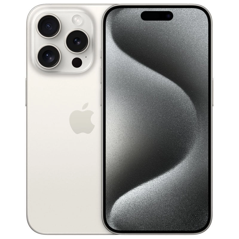 Apple iPhone 15 Pro 15,5 cm (6.1") Dual-SIM iOS 17 5G USB Typ-C 512 GB Titan, Weiß