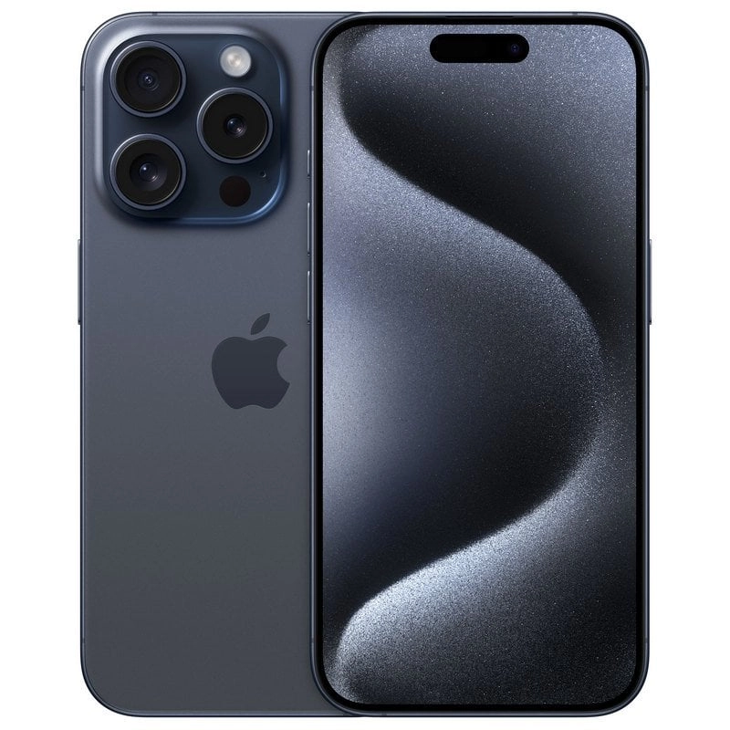 Apple iPhone 15 Pro 15,5 cm (6.1") Dual-SIM iOS 17 5G USB Typ-C 1 TB Titan, Blau