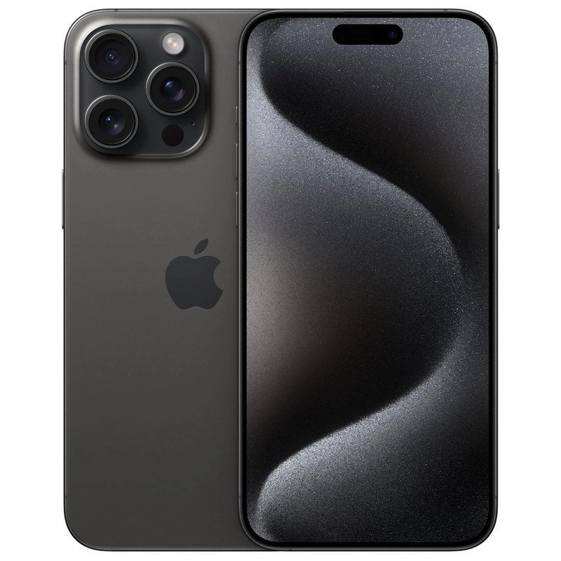 Apple iPhone 15 Pro Max 17 cm (6.7") Dual-SIM iOS 17 5G USB Typ-C 512 GB Titan, Schwarz