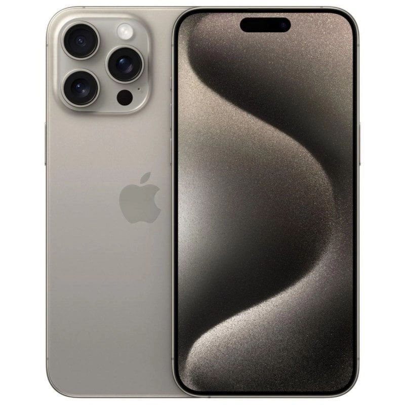 Apple iPhone 15 Pro Max 8GB 1TB 6.7" OLED 5G Dual SIM Kamera ProMotion iOS 17 Titan Natur