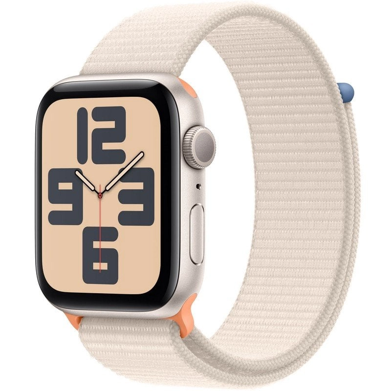 Apple Watch SE OLED 44 mm Digital 368 x 448 Pixel Touchscreen Beige WLAN GPS (MRE63QL/A)