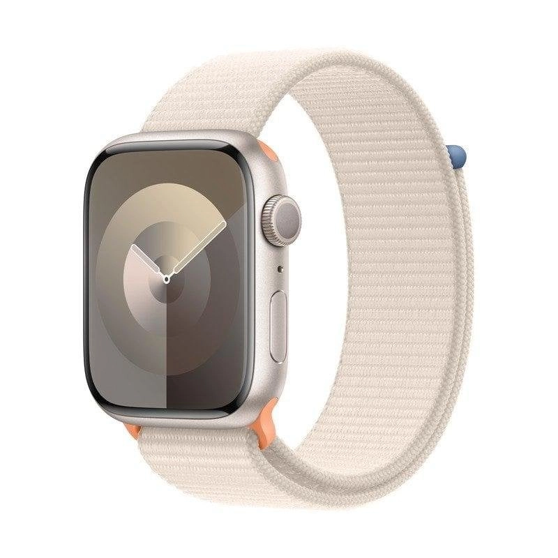 Apple Watch Series 9 GPS NFC 45mm Retina OLED Beige M Wasserdicht IP6X SpO2 Pulsmessung