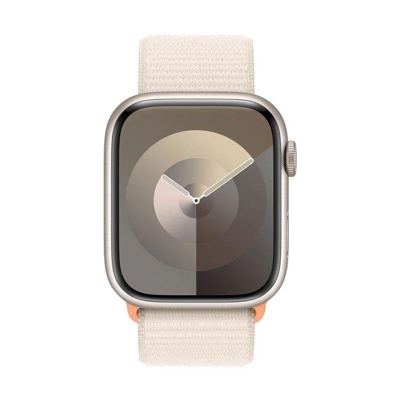 Apple Watch Series 9 GPS NFC 45mm Retina OLED Beige M Wasserdicht IP6X SpO2 Pulsmessung
