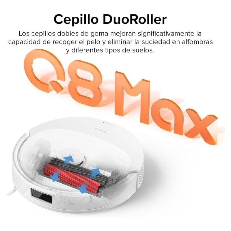 Saugroboter mit Wischfunktion Roborock Q8 Max Navigationsklasse LiDAR 5.500 Pa