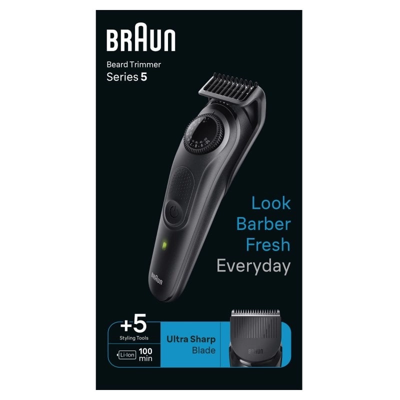 Braun BeardTrimmer 5 BT5420 Akku-Bartschneider schwarz