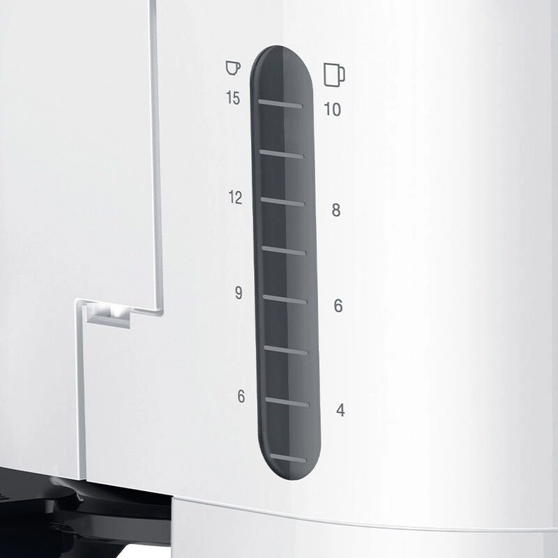 Braun Series 1 KF1100 Filterkaffeemaschine für 10 Tassen, 1000 W, weiß